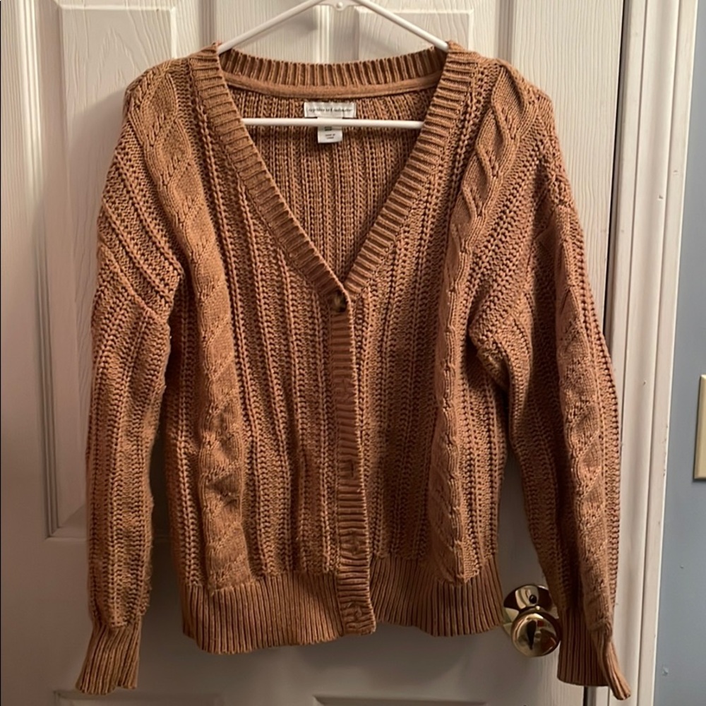 Tan Cardigan